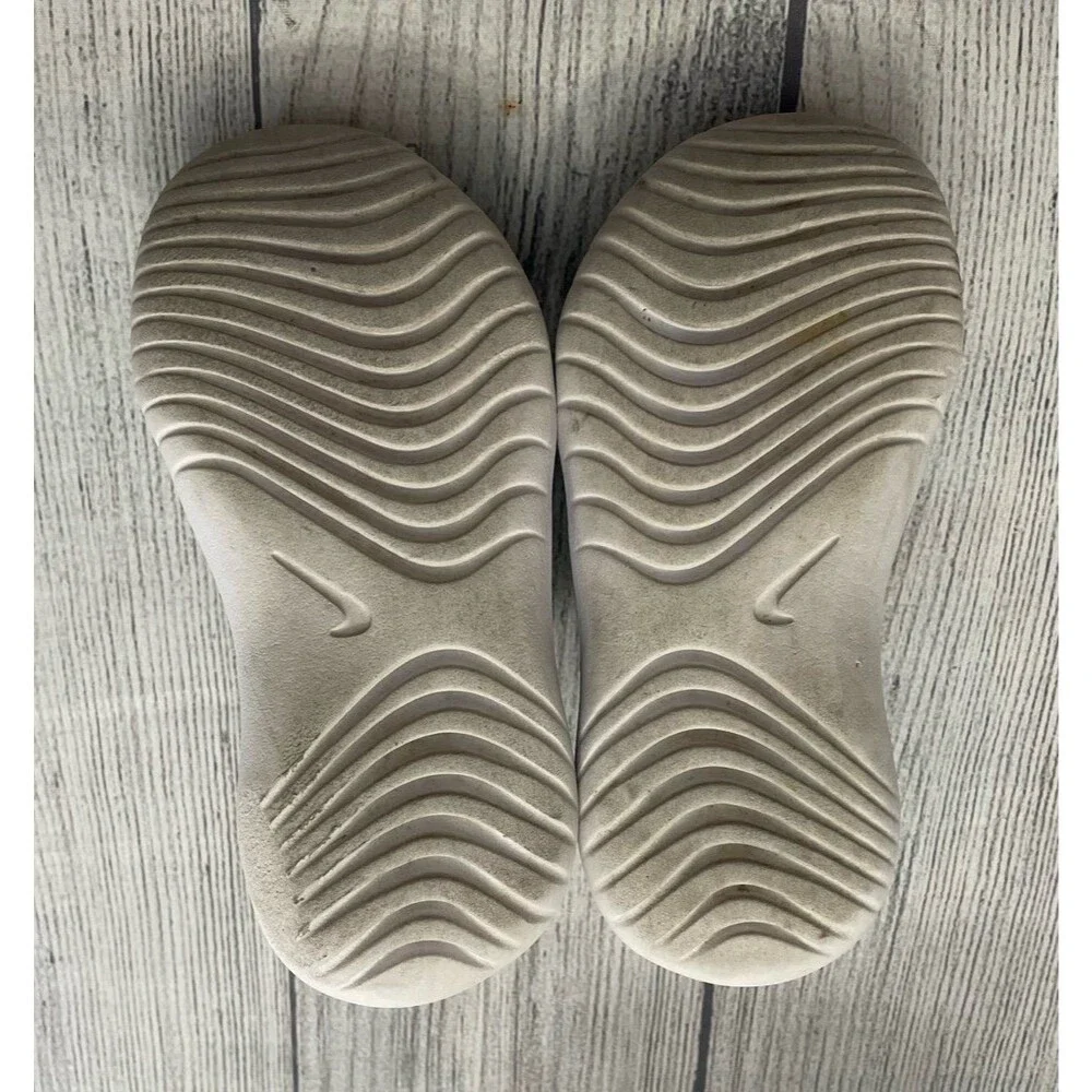 Grey & Gray Pink Nike Little Girl Toddler Slip On Shoes, Size 10